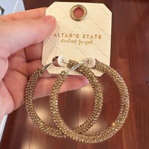 ❌sold❌ALTAR'D STATE big hoop earrings